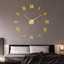 Creative 3d Large Acrylic Mirror Wall Mute Clock Diy Quartz Watch Still Life Clock Modern Home Decoration Living Room Sticker 2024 - buy cheap