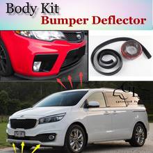 Bumper Lip Deflector Lips For KIA Carnival R / Sedona Front Spoiler Skirt For TG Fans Car Tuning Veiw / Body Kit / Strip 2024 - buy cheap