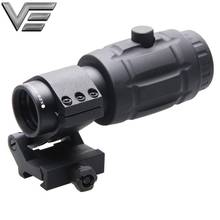 Vector Optics Tactical 3x Magnifier High Quality Quick Flip Scope with Flip To Side Mount Fit For Holographic Sight 2024 - buy cheap