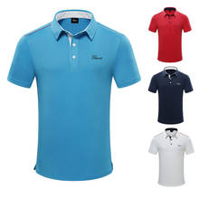 Рубашка-поло мужская, с коротким рукавом, для гольфа 2024 - купить недорого