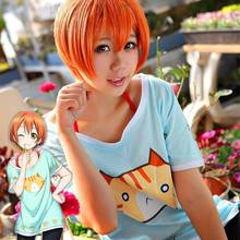 High quality Rin Hoshizora Cosplay Wig LoveLive! Love Live Costume Play Adult Wigs Halloween Anime clothing free shipping 2024 - buy cheap