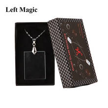 The Ghost Glass -Necklace Version Magic Tricks Close Up Illusion Card Pattern Appearing In Glass Gimmick Magic Trick Props Magic 2024 - buy cheap