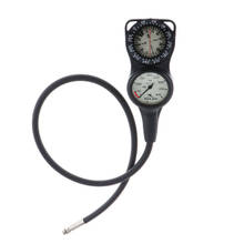Compact Diving Console - Scuba Dive Pressure Gauge with HP Hose Indicator 2024 - buy cheap