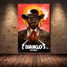 Django-Pintura Artística Vintage SIN Cadena de Quentin Tarantino, serie de películas clásicas, póster de lienzo Vintage, Cuadros, decoración de pared para el hogar 2024 - compra barato