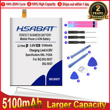 HSABAT 0 Cycle 5100mAh BQ-5037 Battery for BQ Strike Power 4G/BQ-5037 High Quality Mobile Phone Replacement Accumulator 2024 - buy cheap