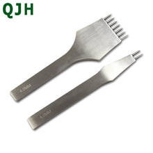 NEW Leather Tools Treatments Crafts DIY stitching punch Pricking Iron 3mm 4mm spacing 2 7 Prong Leather Craft Round chisel 2024 - buy cheap