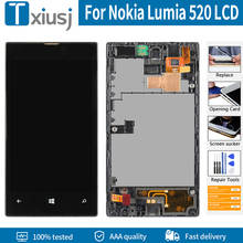 4.0" Original LCD Display For Nokia Lumia 520 RM-914 LCD Display Touch Screen Digitizer Replacement With Frame DIY Free Tools 2022 - buy cheap