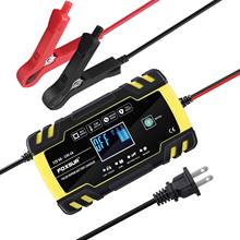 FOXSUR Car Battery Charger 12V-24V 8A  Pulse Repair automatic Chargers Wet Dry Lead Acid motorcycle Battery-chargers LCD Display 2024 - buy cheap