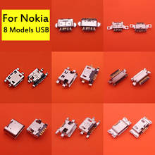 Conector de puerto de carga Micro Usb, conector para Nokia 2 3 5 6 7 Plus 8 6,1 7,1 5,1 Plus X5 X6 X7 2,1 3,1 3,2 4,2 8,1 7,2, 5 unids/lote 2024 - compra barato