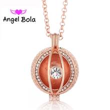 Collar de Bola de Ojos de Ángel para mujer y bebé, accesorios de ropa de maternidad, colgante de Bola de aceite esencial, joyería L034 2024 - compra barato