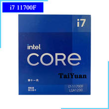 Intel Core i7-11700F i7 11700F 2,5 ГГц Восьмиядерный шестнадцать-нить Процессор процессор 16M 65 Вт LGA 1200 нужно H410 B560 Z590 материнская плата 2022 - купить недорого