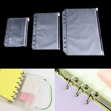 A5/A6/A7 Notebook Zipper Bag 6 Hole Book Storage Bag Pen Bag File Disc Binding Hand Account Accessories Convenient File Folder 2024 - buy cheap