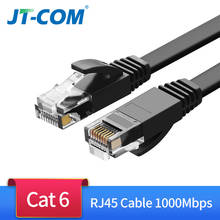 Gigabit CAT6 Ethernet Cable RJ45 Network Cable Round Flat Cable Twisted Pair Network Patch Cord for Computer Router Laptop 2024 - buy cheap