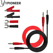 YPioneer P1041B 4mm Banana to Banana Plug Test Lead kit with Alligator Clips U Type Spade Adapter for Electrical Testing 2024 - buy cheap
