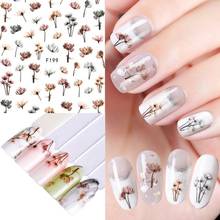 3D Embossed Nail Sticker Flower Adhesive DIY Manicure Slider DIY Nail Art Tips Decorations Transfer Decals Wrap Nail Accesoires 2024 - buy cheap