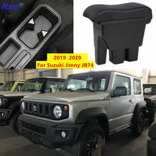 Armrest Box Storage Box car Interior accessories with USB For Suzuki Jimny Armrest Jimny Sierra JB64W JB74W 2019 2020 2021 2024 - buy cheap