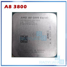AMD A-Series A8 3800 A8-3800 2,4 ГГц 65 Вт четырехъядерный процессор AD3800OJZ43GX Socket FM1/ 905pin,sell a6 3600 a8 3870 a8 3850 2024 - купить недорого