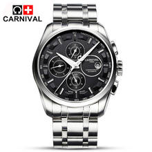 CARNIVAL 2020 Men Classic Automatic Mechanical Watches Mens Luxury Business Watch Male Fashion Wristwatches Relogio Masculino 2024 - buy cheap