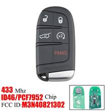 Keyless Smart Remote Key Fob for Jeep Grand Cherokee for Dodge M3N40821302 433 MHz Remote Key Car Accessories Car Key Fob 2024 - buy cheap