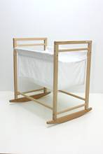 Lodi Wood Baby Cradle Hammock White Mother So Crib Dangle Practical Basket Cradle Newborn Crib natural crib 2024 - buy cheap