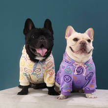 Зимняя одежда для собак, для маленьких собак, Флисовая теплая одежда, куртка с капюшоном, свитер, костюм бульдога, одежда для домашних питомцев; Кошки 2024 - купить недорого
