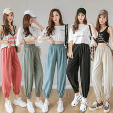 High Quality Plus Size Cotton Linen Pants Women Spring High Waist Harem Pants Casual Summer Trousers Loose Women's Pants Bottoms 2024 - buy cheap