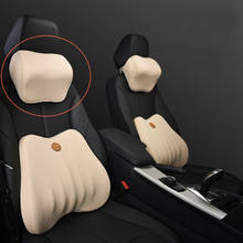 3D Memory Foam Car Head Rest Adjustable Car Seat Headrest Pillow for the Neck Rest Waist Back Support Auto Accessories 2024 - buy cheap