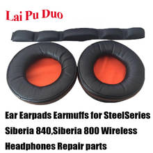Replacement Ear pads  Ear Earpads Earmuffs for SteelSeries Siberia 840,Siberia 800  Headphones Repair parts 2024 - buy cheap