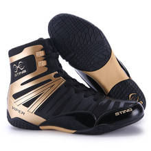 Calçados masculinos para boxe, sapatos confortáveis, respiráveis, tamanho grande 38-46 2024 - compre barato