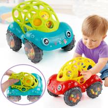 None Baby Soft Hand Grasping Hole Bell Ring Car Cute Teether Rattle Toys for Kids 2024 - buy cheap