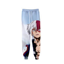 Pantalones My Hero Academia Unisex, pantalón de chándal 3D, Harajuku, Anime Shoto Todoroki, talla grande, 2021 2024 - compra barato