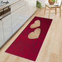 Zeegle-alfombra antideslizante para cocina, alfombrilla absorbente para decoración de sala de estar, lavable, sofá, mesita de noche 2024 - compra barato