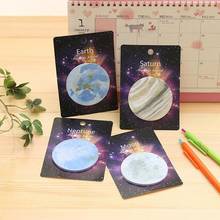 1pcs/lot Mysterious planet design round mini convenient Memo Sticky Pad Notes students gift prize office school supplies 2024 - buy cheap