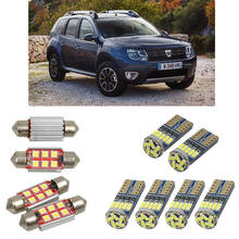 Lâmpada led para interior do carro, para dacia, duster, off road, 2017, placa, luz, 6 unidades 2024 - compre barato