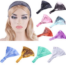 Women Elastic Sports Yoga Turban Head Wrap Headband Twisted Knotted Hair Wrap Extra Wide Stretchy Back Hair Accessories 2024 - buy cheap