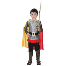 Kids Child Brave Loyal Knight Costume Roman Warrior Prince Costumes for Boys Carnival Purim Halloween Cosplay 2024 - buy cheap