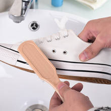 Guanyao escova de limpeza para sapatos, escova pequena pp 1 peça rosa verde azul, acessórios para limpeza de sapatos 2024 - compre barato