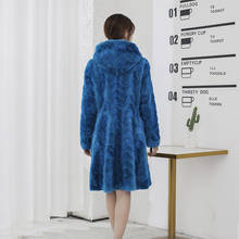 2019 New Women's Real Mink Pieces Fur Coat female  winter Mink Fur Outwear 2024 - buy cheap
