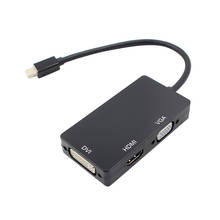 Кабель-переходник 3 в 1 Mini DisplayPort DP/HDMI VGA DVI для MacBook Pro Air 2024 - купить недорого