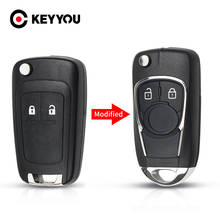 KEYYOU Modified New Case For Chevrolet Cruze For VAUXHALL OPEL Insignia Astra J Zafira C 2 Remote Car Key Shell 2/3/4/5 Buttons 2024 - buy cheap