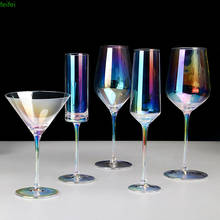 Творческий Радуга с украшением в виде кристаллов стеклянные бокалы для вина Кубок для шампанского Кубок стакан для коктейлей домашний бар отеля вечерние дома Свадебные Посуда 2024 - купить недорого