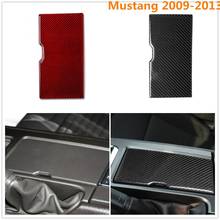 for Ford Mustang 2009-2013 Carbon Fiber Car Sticker Stall Storage Box Water Cup Cover Trim Car Model Interior Trim 2024 - buy cheap