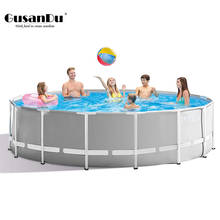 Summer PVC Children's Toy Pool Large Family Round Metal Steel Tube Bracket Swimming Pool Adult Pool Party Multiplayer Water Game 2024 - buy cheap