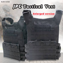 Oversize JPC Molle Plate Carrier Vest Outdoor CS Paintball Protective Plate Carrier Waistcoat Airsoft Vest Hunting Tactical Vest 2024 - buy cheap