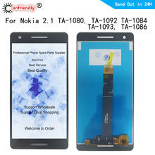 ЖК-дисплей для Nokia 2,1 TA-1080 TA-1092 TA-1084 TA-1093 TA1086 ЖК-дисплей Сенсорная панель экран дигитайзер модуль в сборе для Nokia N2.1 2024 - купить недорого