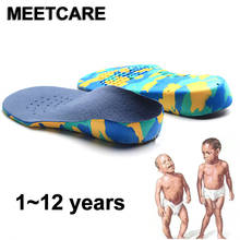 1-12 Years Kids Orthotics Insole X O Type Legs Arch Support Shoes Cushion Children Feet Valgus Correction Flat Foot Feet Care 2024 - buy cheap