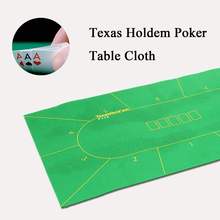 180*90 см скатерть для покера, Техасский Холдем, набор для покера в казино, коврик для настольных игр, аксессуары для покера для 10 игроков 2022 - купить недорого