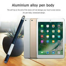 2 в 1 емкостная ручка стилус для сенсорного экрана мини планшет Ручка Универсальный емкостный экран карандаш для планшета ПК телефона iPad 2024 - купить недорого