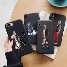 Capas de celular cameron descendentes 3, preto, tpu, silicone macio, iphone 11pro 12mini 6s 7 8 plus x xs max xr se 12pro, proteção 2024 - compre barato