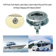 Aluminium 2 inch Flush Pull Hatch Slam Latch for RV Boat Deck - Non-Locking 2024 - buy cheap